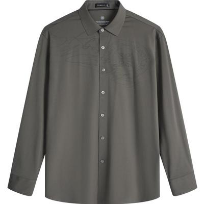 劲霸秋季男士衬衫商务休闲长袖