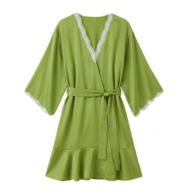 芮想女轻性感蕾丝鱼尾睡袍