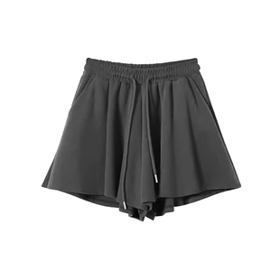 灰色芭蕾风短裤女外穿夏a字裙裤小个子大码胖mm显瘦休闲薄款裤裙