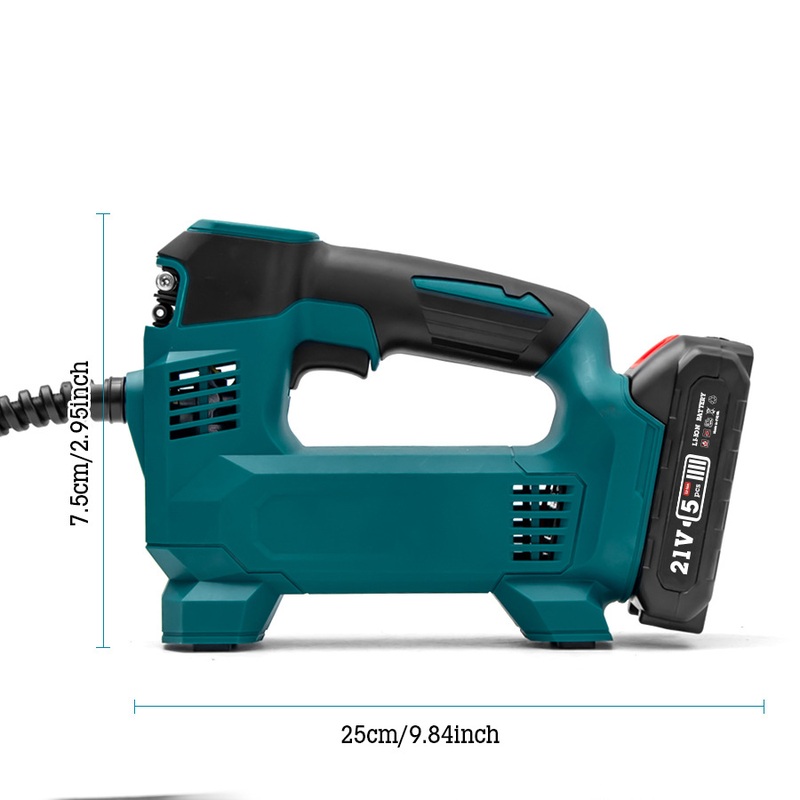 锂电充气泵充电打气泵电动充气机多用途户外无线补气泵