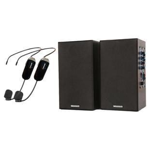 明硕M300壁挂教室音箱2.4G无线麦讲课扩音多媒体教学有源蓝牙音响