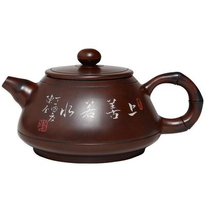 洪静石瓢壶云南建水紫陶