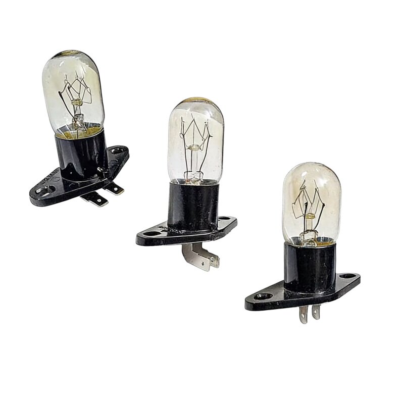 适用格兰士微波炉灯泡配件照明灯泡230V20W通用照明平脚直脚灯泡