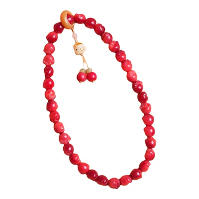 原生态天然菩提根紫粉猫爪