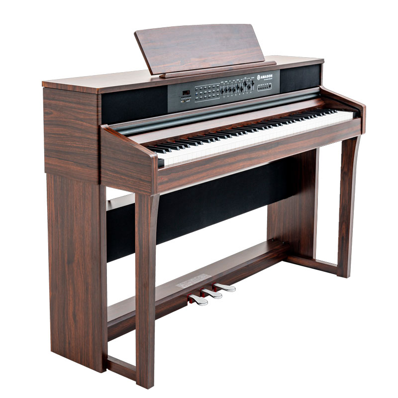 艾茉森弹唱K歌立式电钢琴88重锤键家用专业演奏娱乐智能钢琴K3
