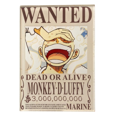海贼王高清悬赏令通缉令冰箱贴尼卡路飞索隆30亿动漫磁贴亚克力