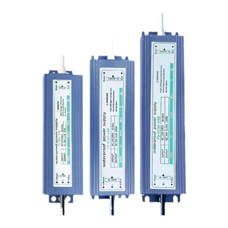 220转12v24v400w户外超薄防水LED电源500w直流变压器10w20w60w80w