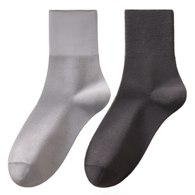 松口不勒脚春秋男中筒袜