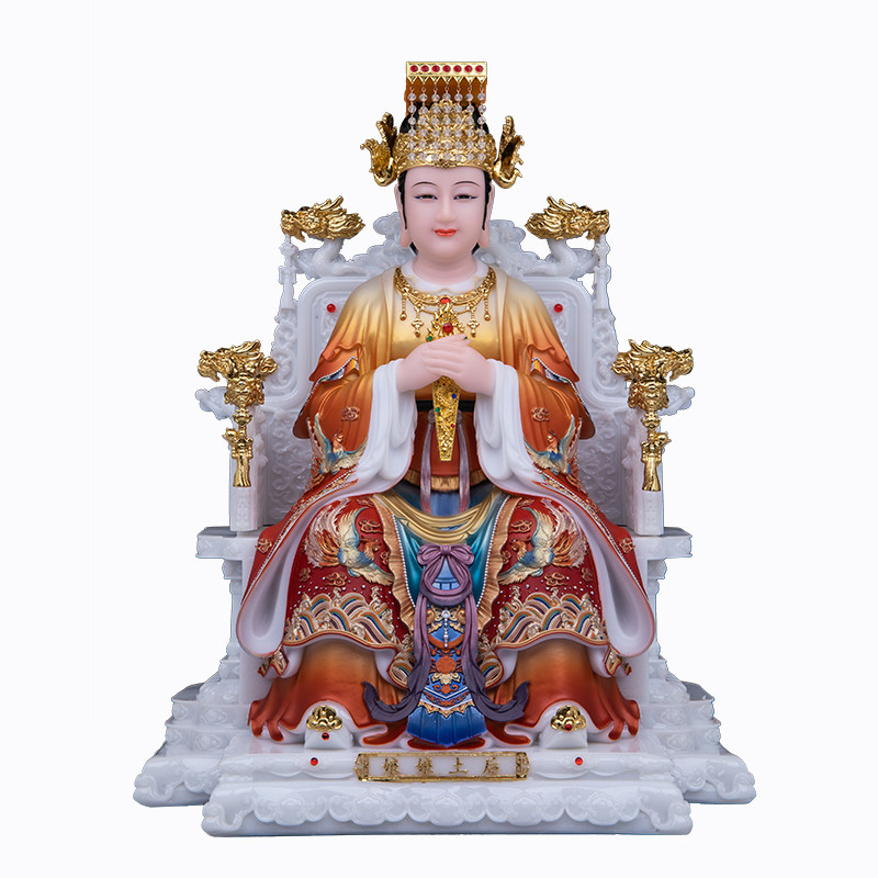北极紫薇大帝后土娘娘神像摆件