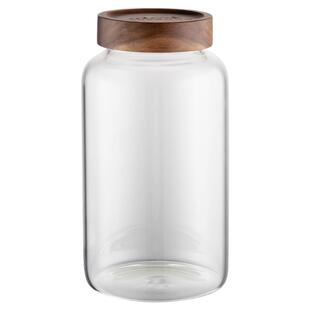 onlycook大号玻璃密封罐木盖咖啡豆储物罐茶叶陈皮保鲜收纳储存罐