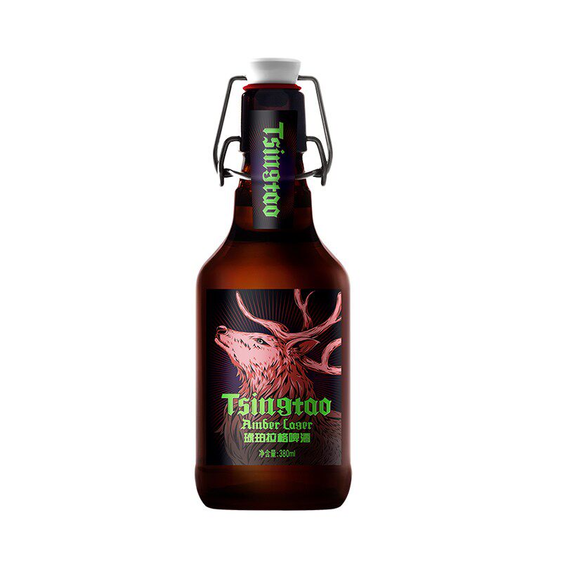 青岛啤酒琥珀拉格380ml*12瓶