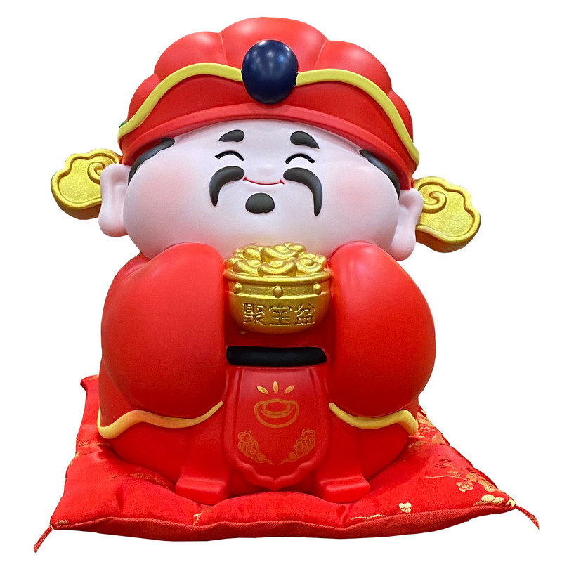 文财神武财神关公招财桌面摆件