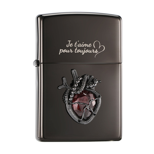zippo正品打火机 心之所爱外壳限量正版官方防风煤油送男朋友礼物