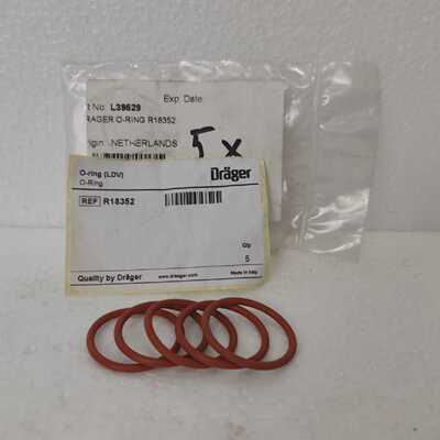 DrgerR18352O形环LDV橙色5件装L39529SCBA呼吸
