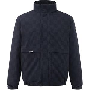 波司登奥莱冬季男短款斯文系列羽绒服立领工装风棋盘格保暖外套
