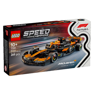 【自营】乐高77251迈凯伦 F1车队MCL38赛车儿童益智积木玩具