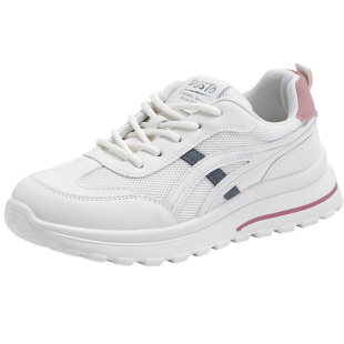 大东轻便休闲运动鞋女2026新款春季网面透气小白鞋妈妈鞋子跑步鞋