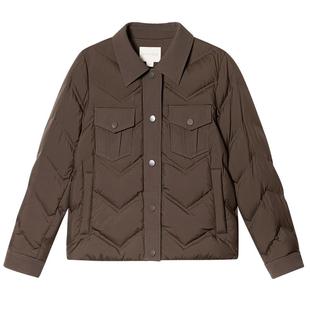 PSALTER诗篇简约短款无缝压胶工艺鹅绒填充羽绒服女冬款