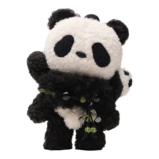 POPMART泡泡玛特SKULLPANDA熊怠怠毛绒公仔挂件潮玩可爱礼物