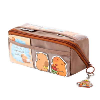 卡皮巴拉笔袋大容量高颜值文具盒