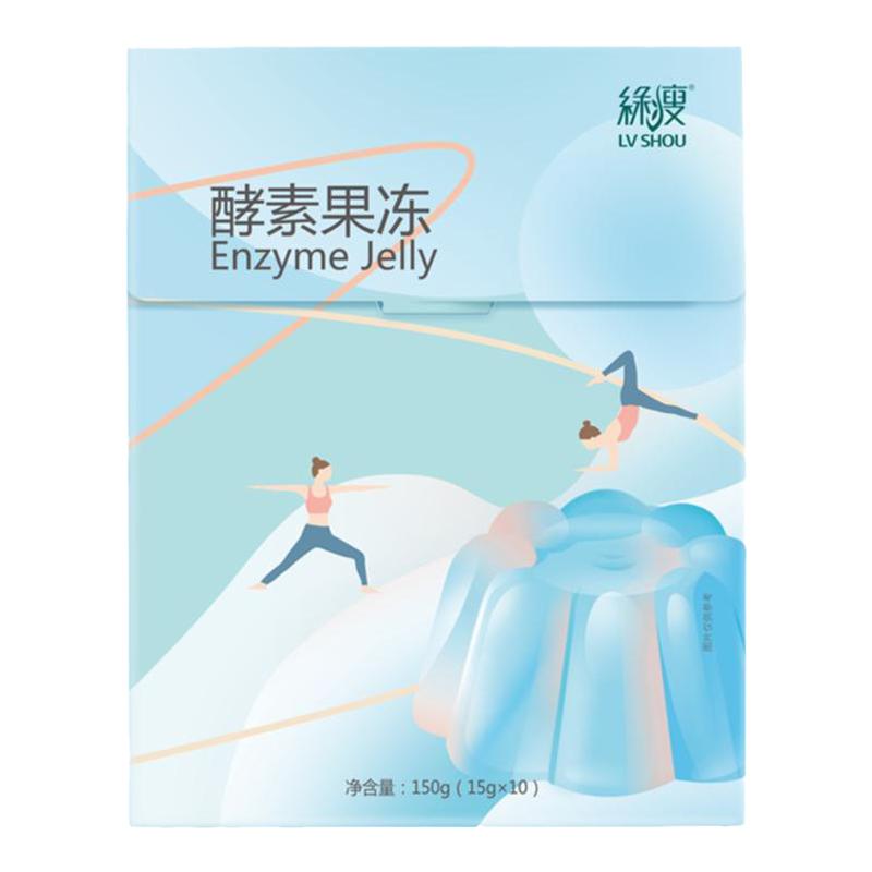 绿瘦酵素果冻0脂肪白芸豆复合果蔬水果酵素益生元嗨吃正品增强版