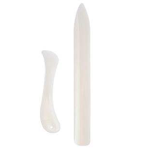 塑料皮革骨牛骨刀折纸刀质整形修边器塑料开信仿牛骨折纸刮刀DIY