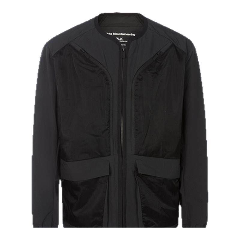 白山/WHITE MOUNTAINEERING 男士春季无领休闲宽松夹克外套 银泰