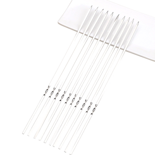 烧烤签子不锈钢扁签羊肉串签子烤肉烧烤针铁签工具用品商用加厚