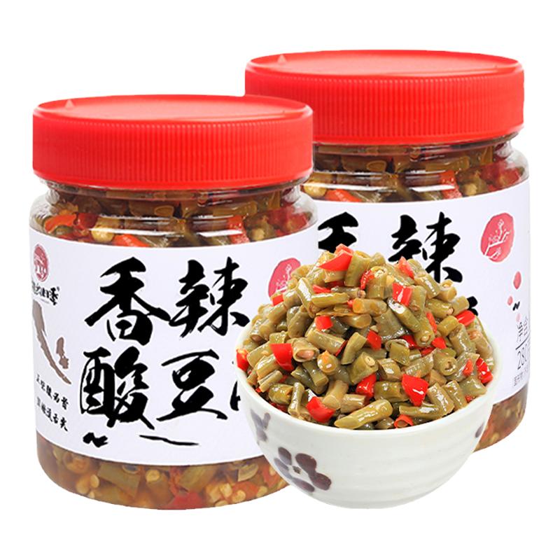 湘约四季即食湖南特产罐装酸豆角