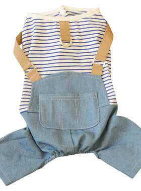 狗狗衣服纯棉牛仔四腿裤宠物衣服