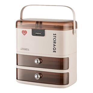 药箱家用大号医疗箱药盒药包密码锁收纳箱医护用品大容量急救箱