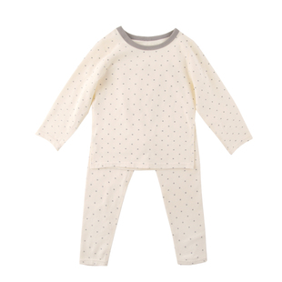 【180G】儿童纯棉家居服套装春夏款宝宝秋衣秋裤打底衣女童男童