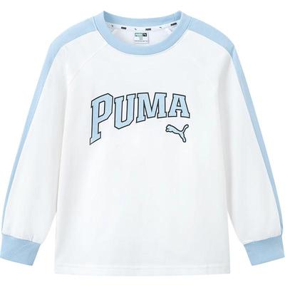 PUMA彪马中大童圆领休闲长袖卫衣