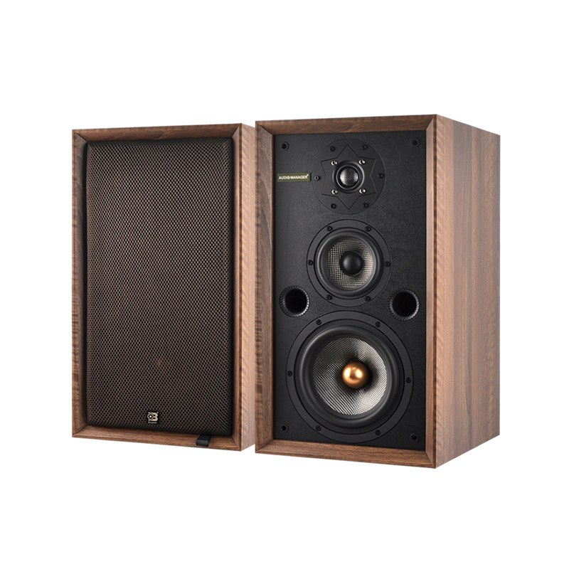 管音者超越3号6.5寸碳纤维振膜升级三分频发烧级HIFI家用胆机音箱