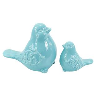 客厅开放格摆件动物小鸡小鸟可爱样板房儿童书柜装饰入户玄关饰品