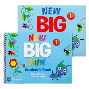 New big fun 1 2 3级别 培生朗文第二版新版启蒙英语启蒙入门英语美语美式发音CLIL教学法培生正版Big fun教材NewBigfun