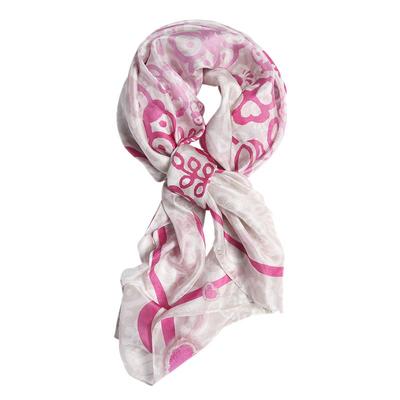 意大利设计师女士印花真丝方巾