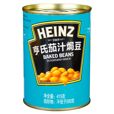 亨氏茄汁焗豆罐头黄豆罐头下饭菜