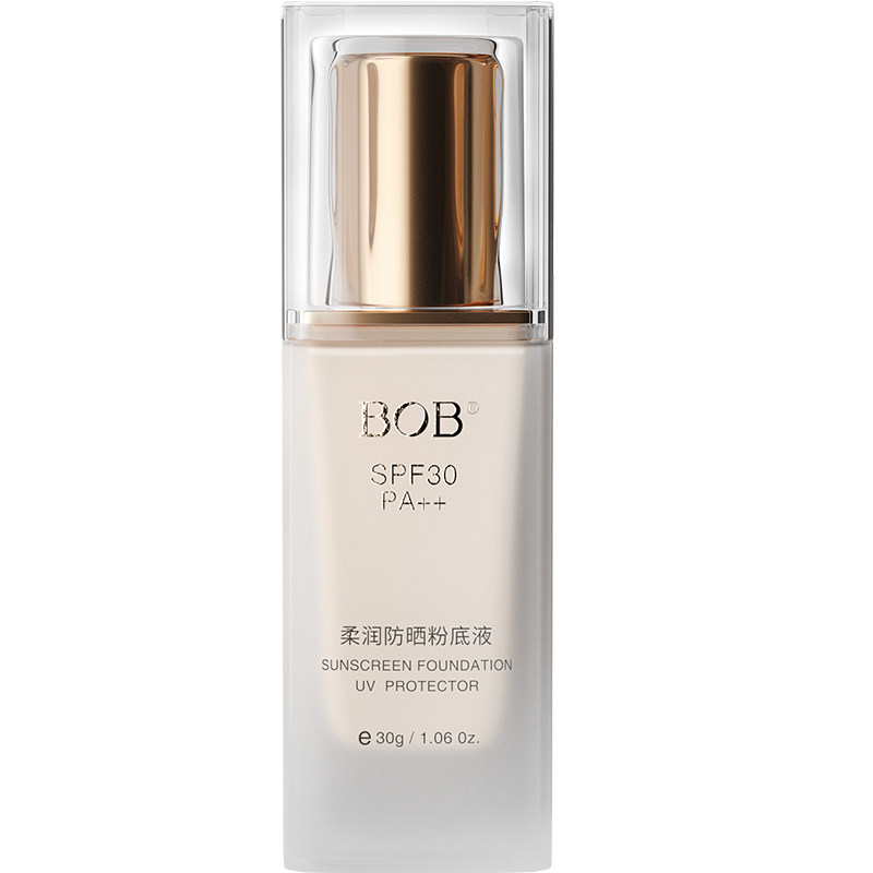 BOB修饰肤色中国防晒粉底液