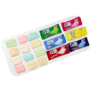 利强Q嚼整盒168克多种口味糖果休闲小零食品甜礼品软奶糖球A