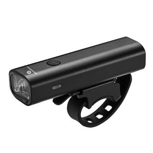 洛克兄弟自行车夜骑灯前灯强光手电筒USB充电防雨山地车骑行装备