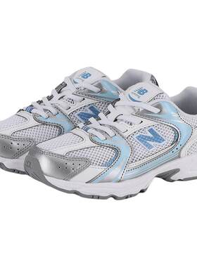New Balance nb童鞋男女4-7岁中童拼接缓震网面运动鞋PZ530