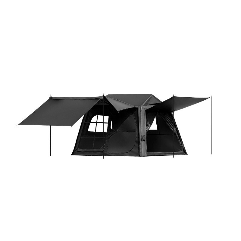 BLACKDOG黑狗户外山隐居充气小屋帐篷便携折叠野营过夜屋脊速开帐