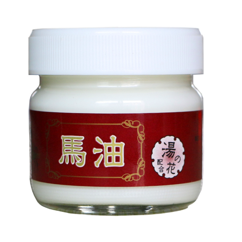 现货日本原装正品汤之花马油保湿滋润抗皱退斑细致肌肤面霜