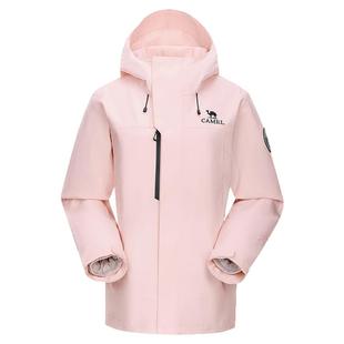 骆驼王者凯甲icon女装冲锋衣三合一2025新款抓绒内胆防水休闲外套