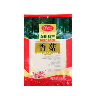 香菇黑木耳土特产茶树菇干货包装袋子塑料礼品山珍特产拉链自封袋