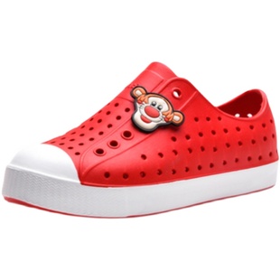 ins夏季童鞋儿童洞洞鞋男童女童沙滩鞋凉拖鞋亲子防水雨鞋透气鞋