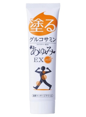 日本温感涂抹氨糖软骨素MSM按摩凝胶 舒缓膝关节腰肩运动肌肉不适