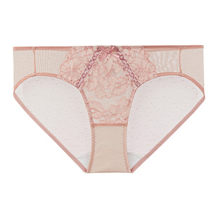 奶糖女孩配套仪式感甜奶茶内裤纯棉舒适轻薄蕾丝三角裤女士内裤