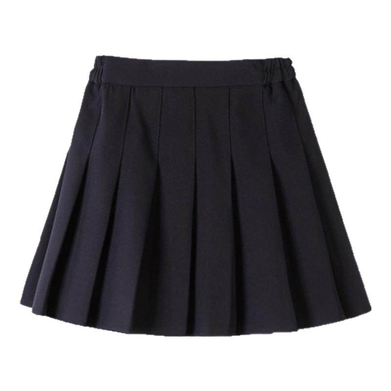 韩版女童学院风演出服百褶裙子